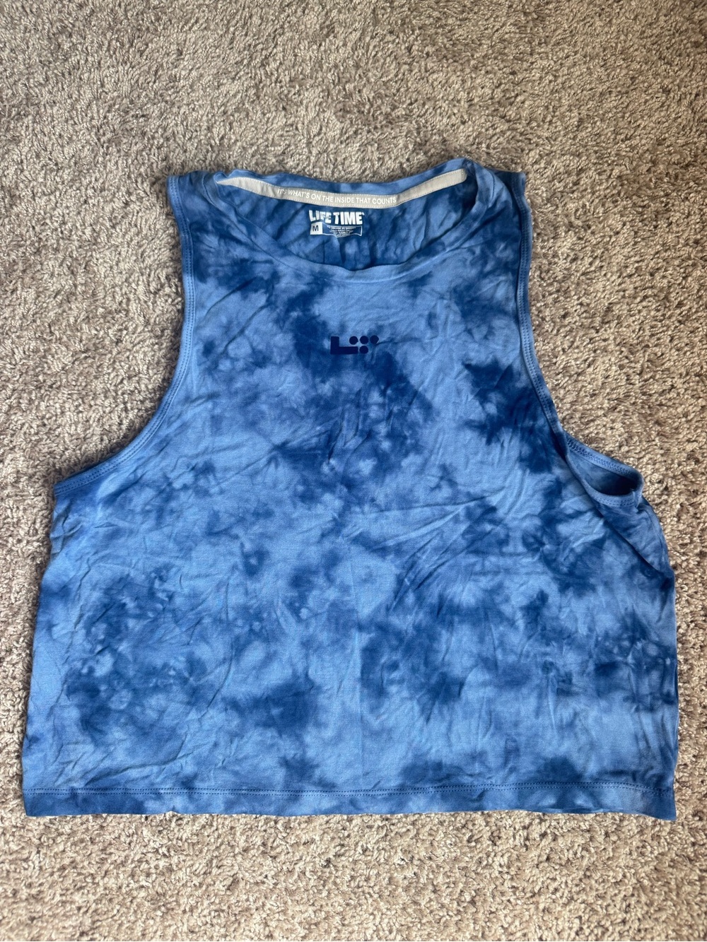 Lifetime Tie-Dye Crop Tank Top